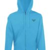 sweater kap rits jongen azure avant