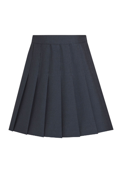 Donkerblauwe plooirok top